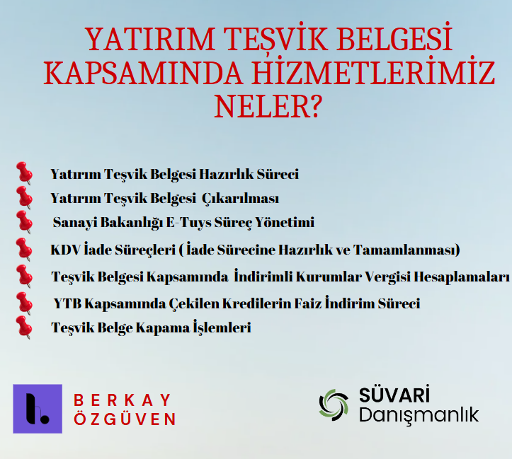 Yatırım Teşvik Danışmanlığı